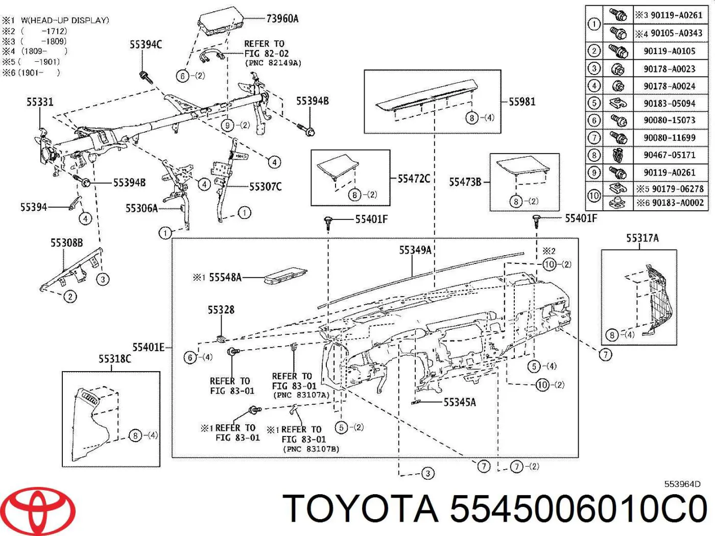 5545006010C0 Toyota 