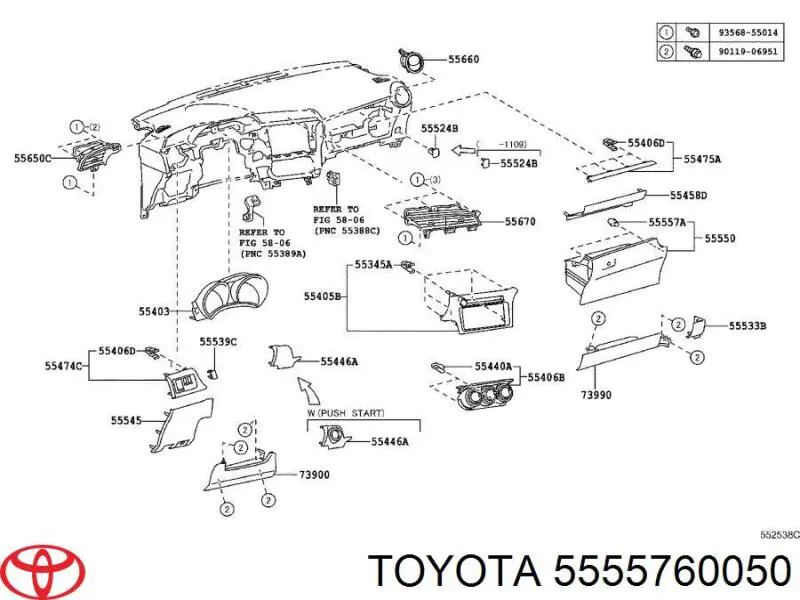  Toyota 5555760050 ціна, від 3.80 USD