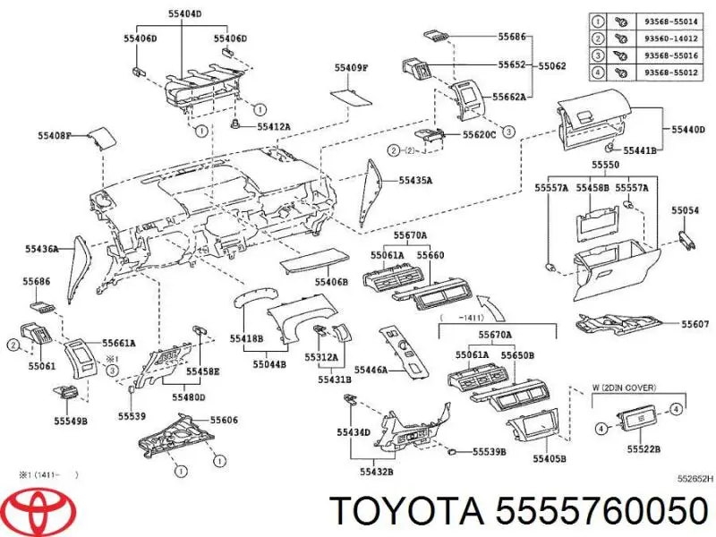 5555760050 Toyota 