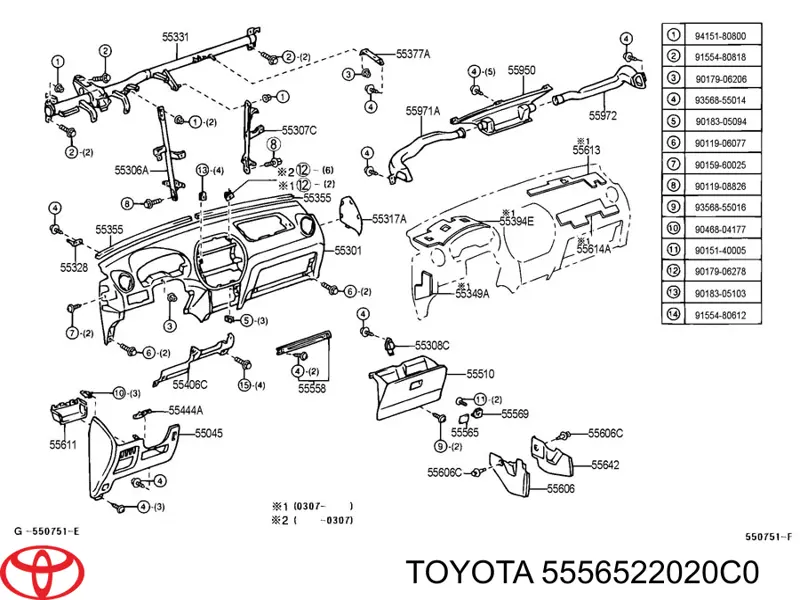 5556522020C0 Toyota 