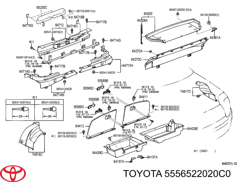 Купити 5556522020C0 Toyota 
