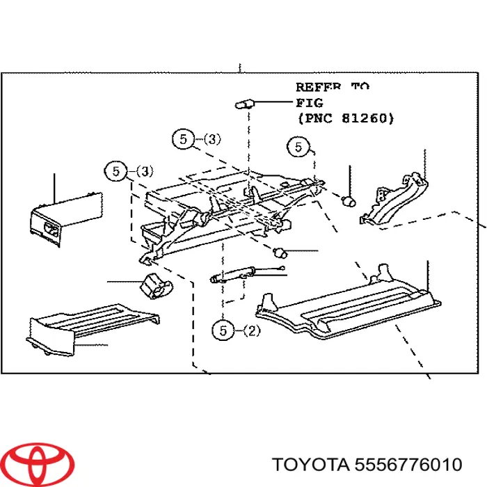 Toyota 5556776010 ціна, від 44.29 USD