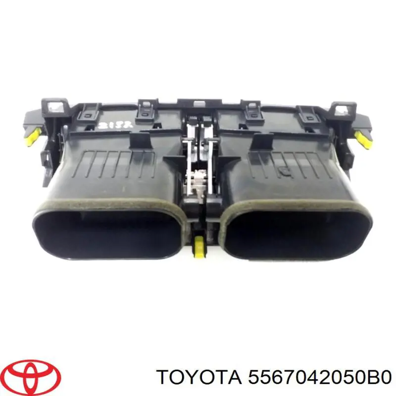 5567042050B0 Toyota Повітропровід, розподільник повітря під "торпедо", центральний