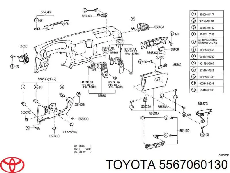 5567060130 Toyota 