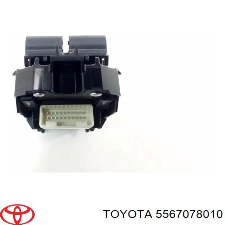 5567078010 Toyota Повітропровід, розподільник повітря під "торпедо", центральний