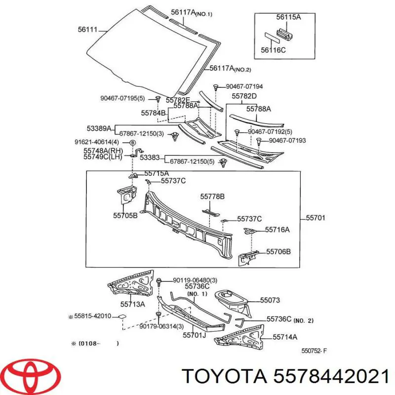  Toyota 5578442021 ціна, від 9.85 USD