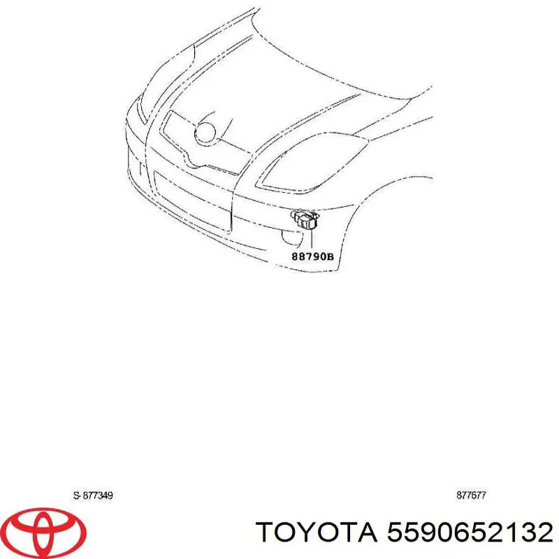 Купити 5590652132 Toyota 