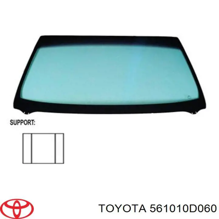 Автоскло Toyota 561010D060 ціна, від 88.69 USD