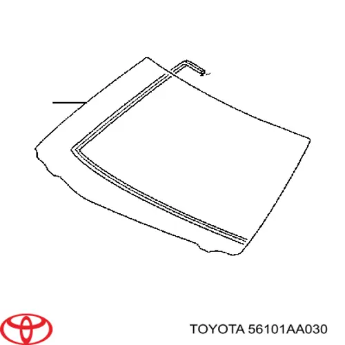 Купити 5610133460 Toyota Вікно вітрове