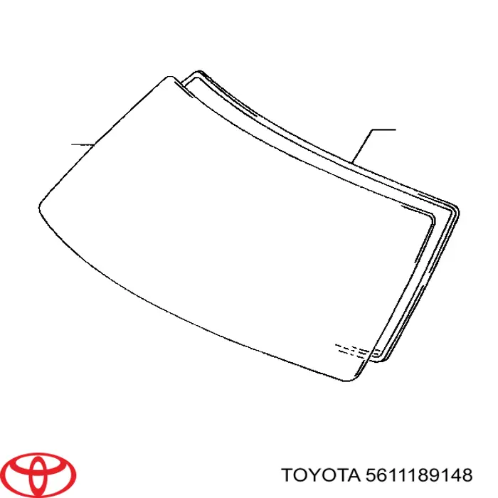 Автоскло Toyota 5611189148 ціна, від 1128.47 USD