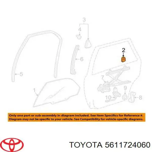  Toyota 5611724060 ціна, від 15.25 USD