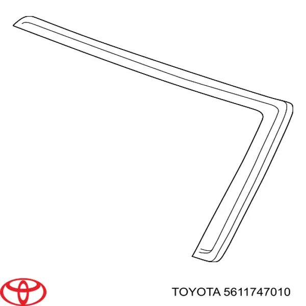 Ущільнювач лобового скла Toyota Prius (NHW20) (Тойота Пріус)