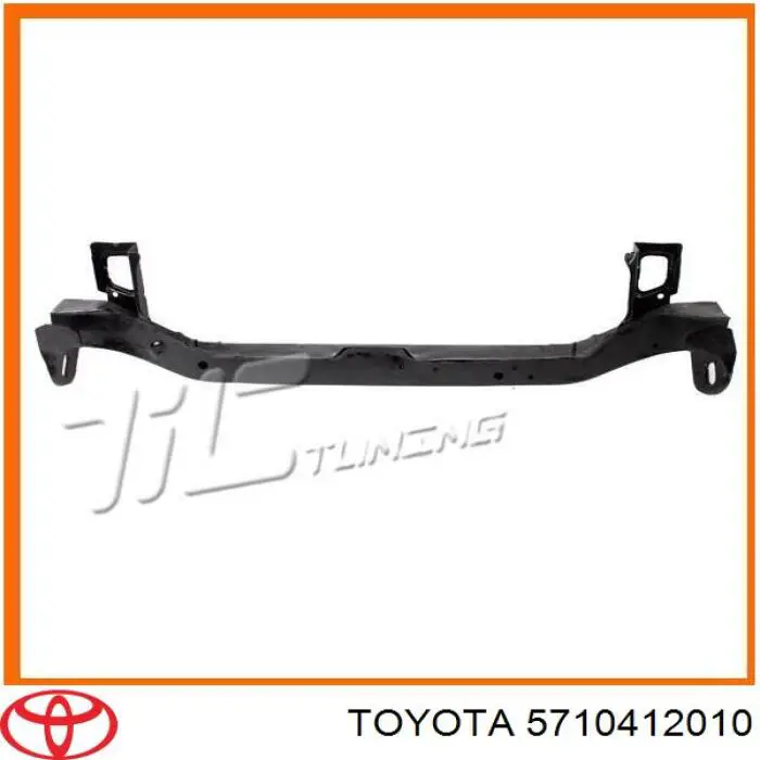 Супорт радіатора нижній/монтажна панель кріплення фар Toyota Corolla (E10) (Тойота Королла)