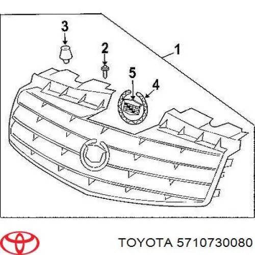  Toyota 5710730080 ціна, від 50.68 USD