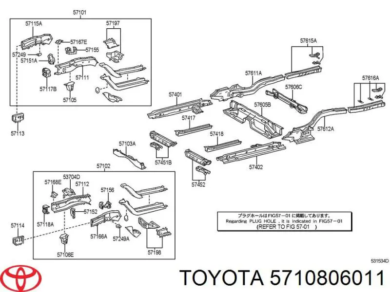 Купити 5710806011 Toyota 