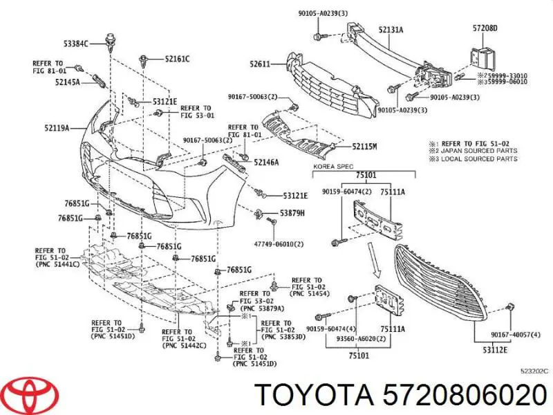  Toyota 5720806020 ціна, від 33.01 USD