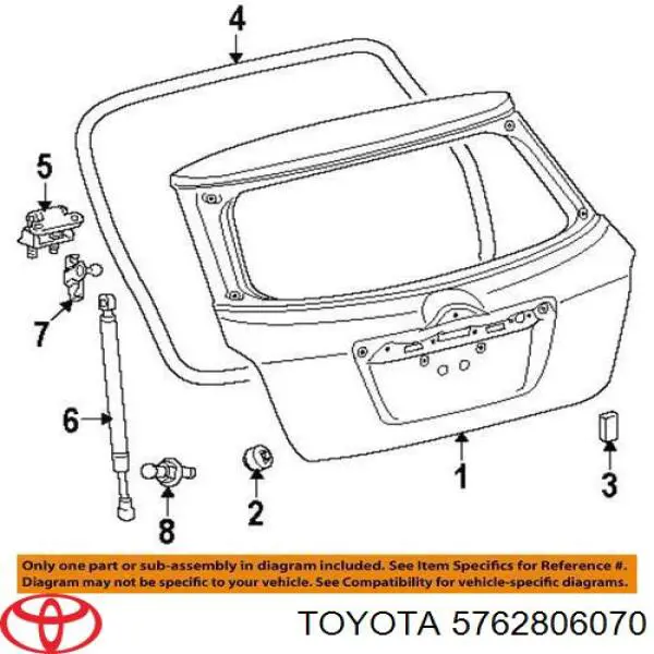 Купити 5762806070 Toyota 