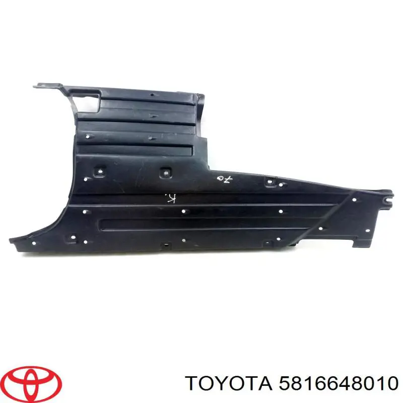 Захист днища, лівий Toyota 5816648010 ціна, від 31.04 USD