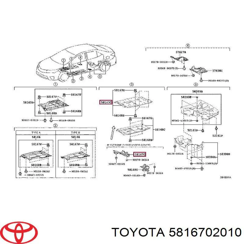 5816702010 Toyota 