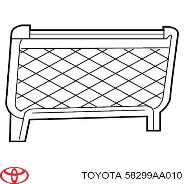 Купити 58299AA010 Toyota Сітка багажного відсіку