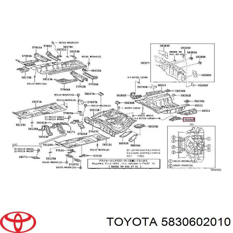 5830602010 Toyota 