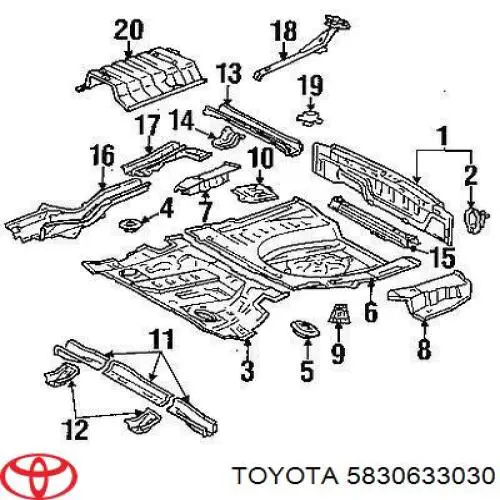5830633030 Toyota 
