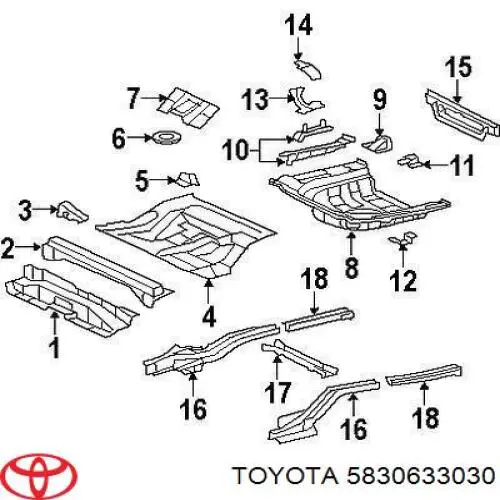 Купити 5830633030 Toyota 