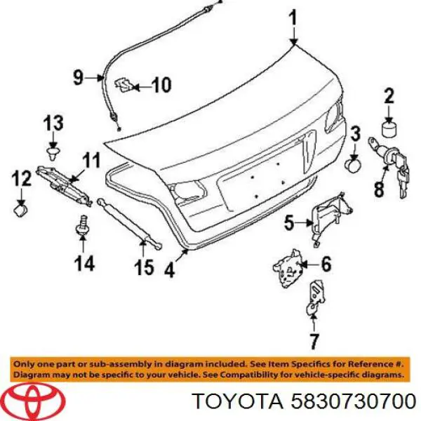 Купити 5830730700 Toyota 