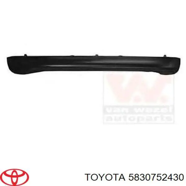 Купити 5830752430 Toyota Панель задня, багажного відсіку