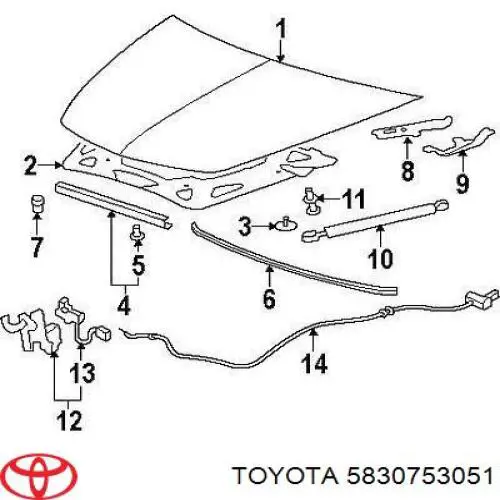 5830753051 Toyota 