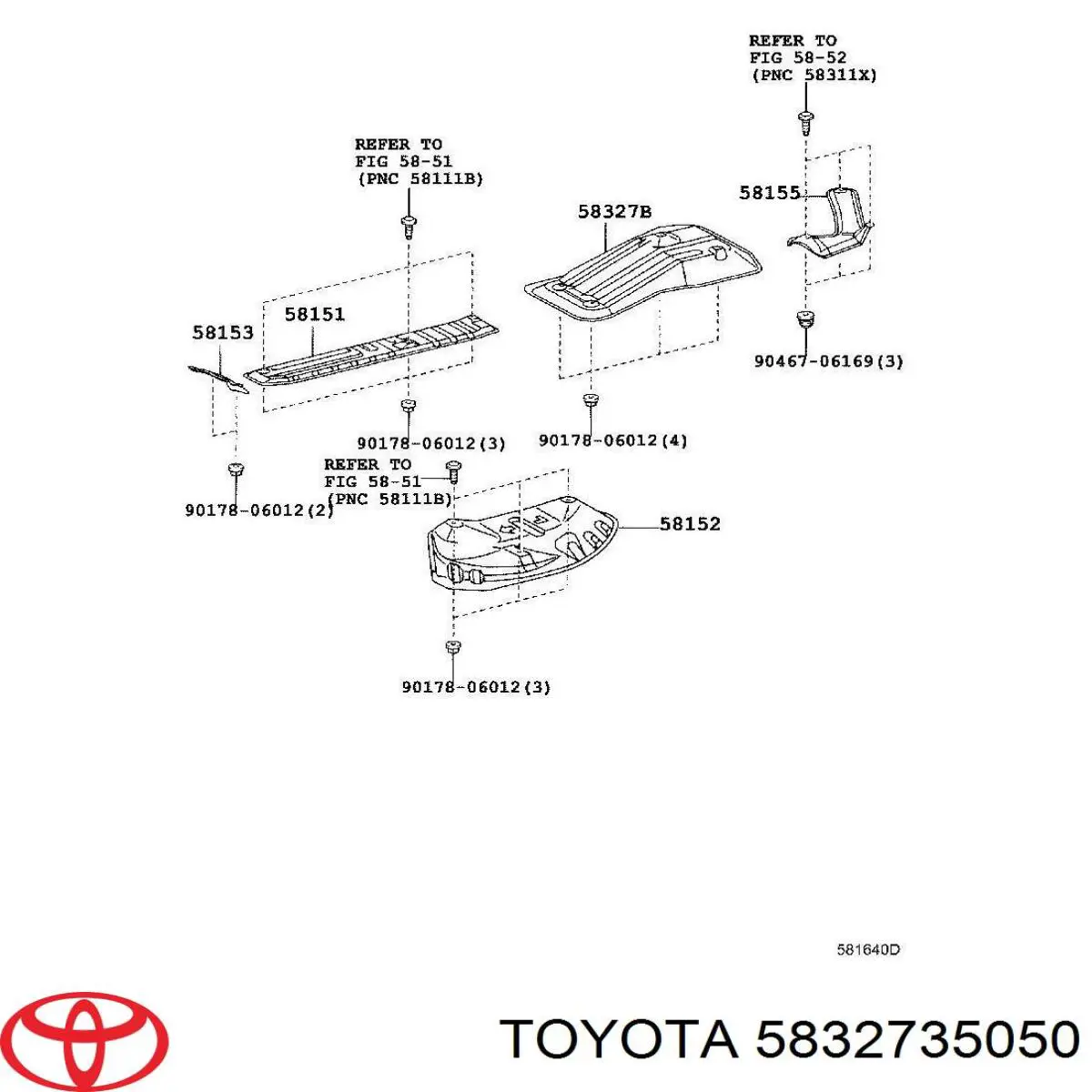 5832735050 Toyota 