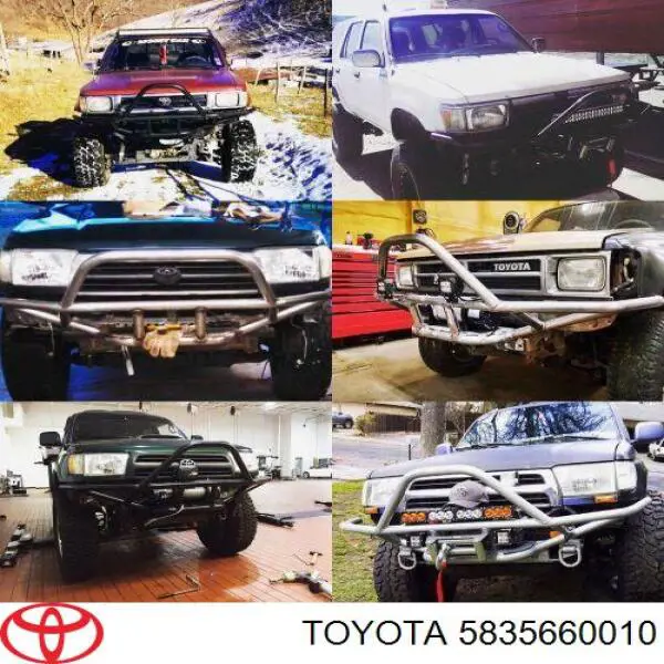 Купити 5835660010 Toyota Кронштейн бампера переднього, лівий