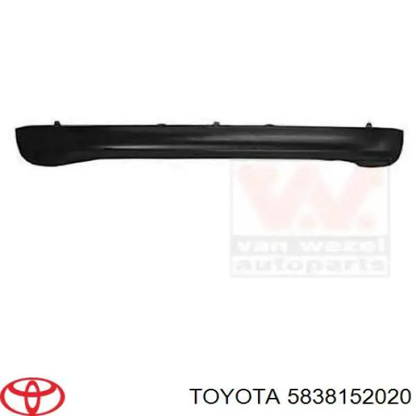 Купити 5838152020 Toyota Бампер задній, нижня частина