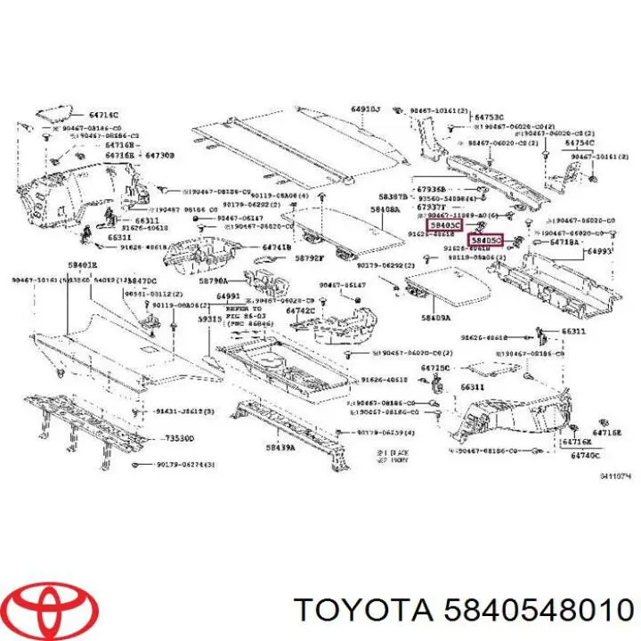  Toyota 5840548010 ціна, від 15.20 USD