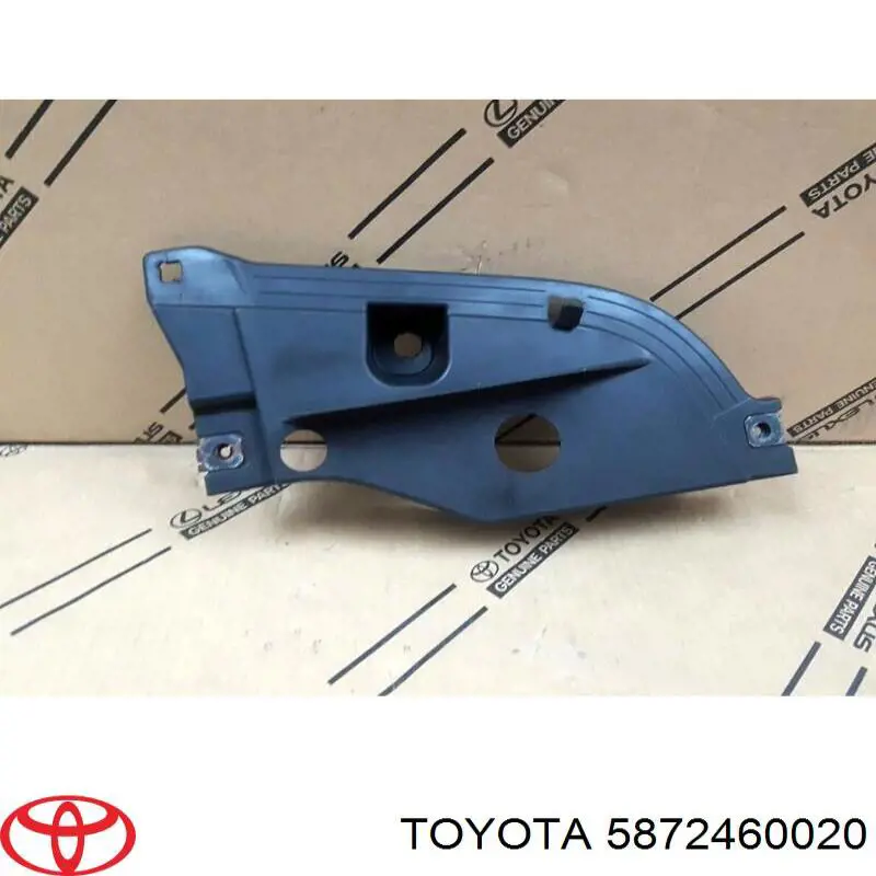Накладка бампера переднього, ліва Toyota 5872460020 ціна, від 12.67 USD