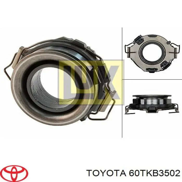 Підшипник вижимний зчеплення 60TKB3502 Toyota