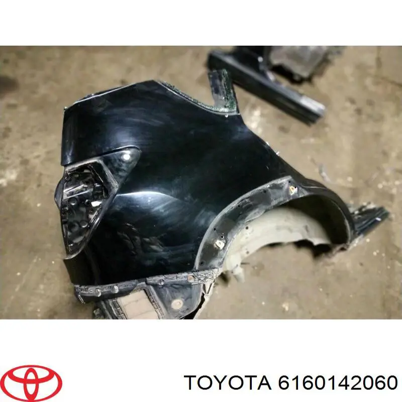 Бічна частина задні праві Toyota 6160142060 ціна, від 125.00 USD