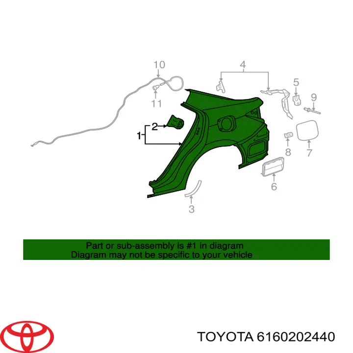  6160202440 Toyota