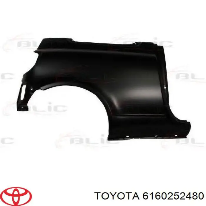 Купити 6160252480 Toyota Крило заднє ліве