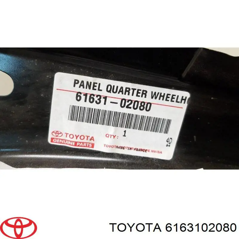 Купити 6163102080 Toyota Арка крила заднього правого