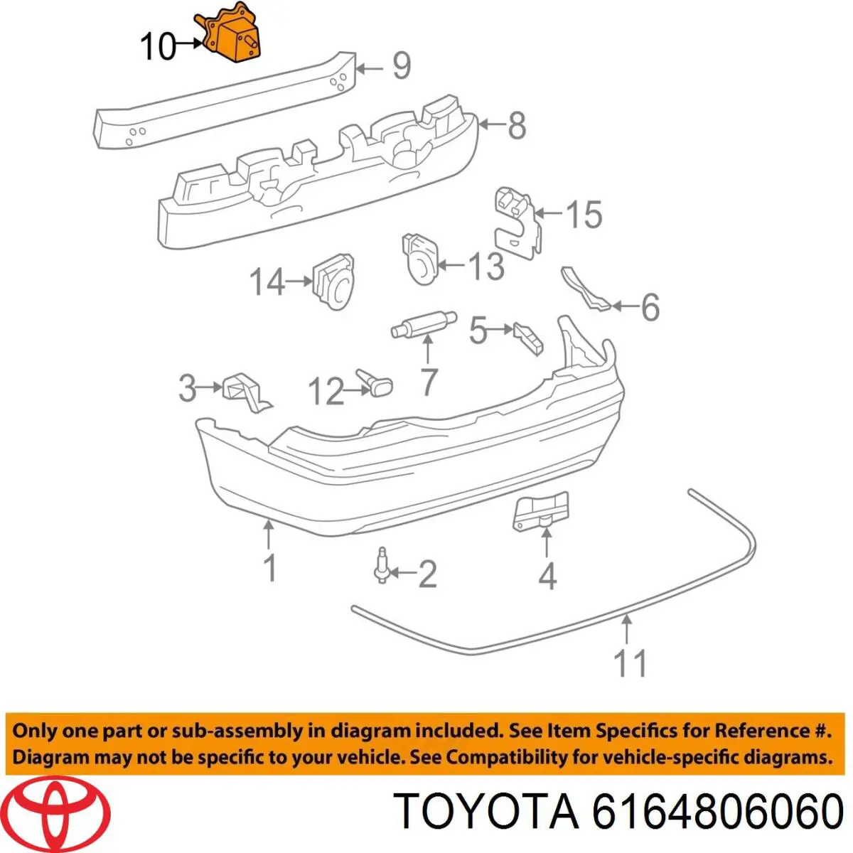 Купити 6164806060 Toyota 