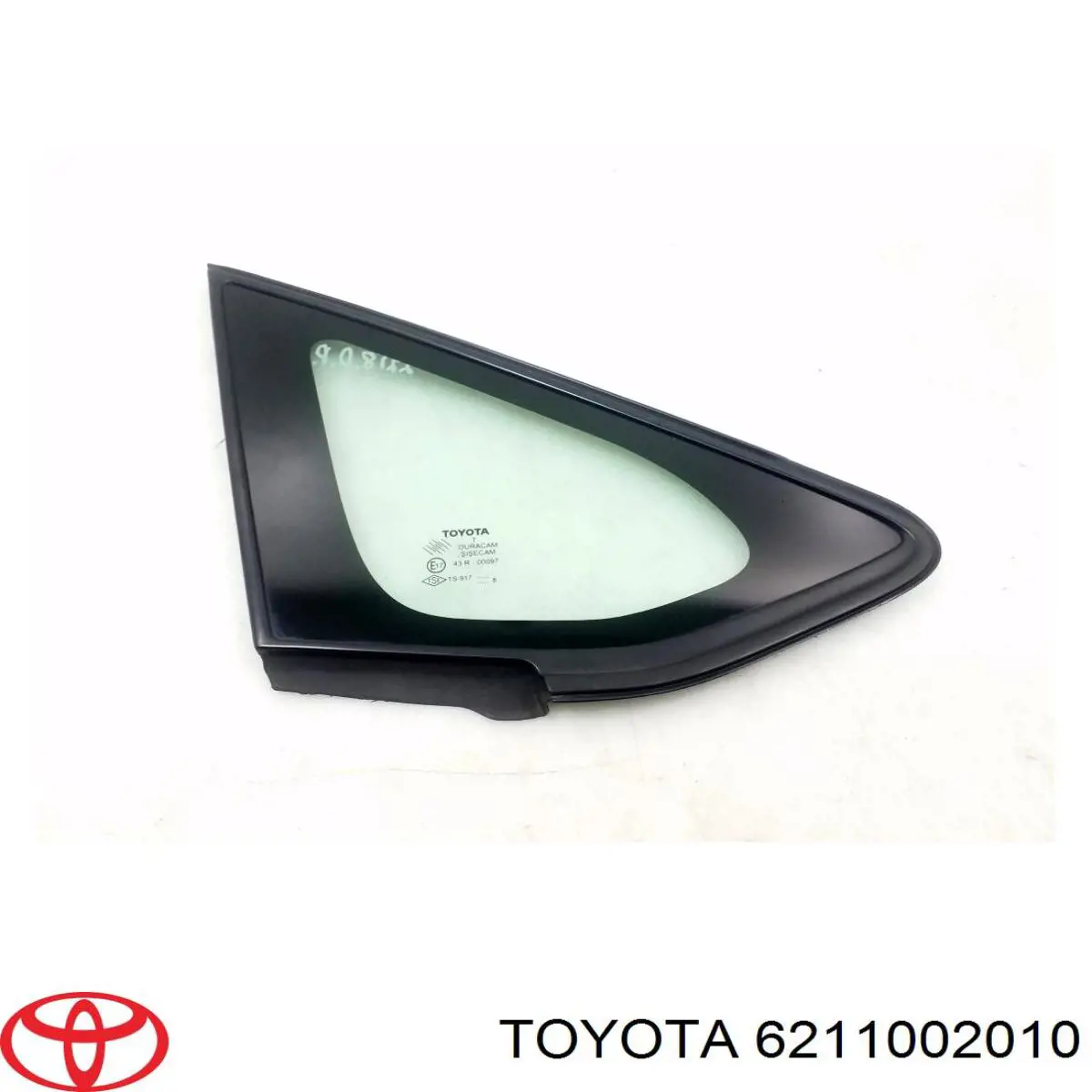 Скло трикутне дверей передніх правих Toyota 6211002010 ціна, від 16.93 USD