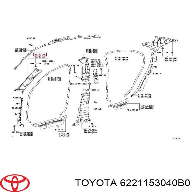 6221153040B0 Toyota 