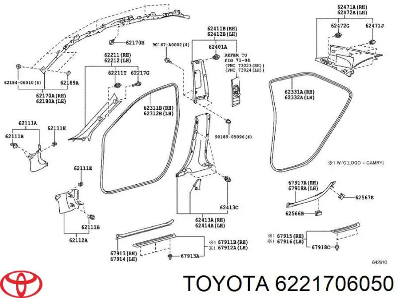  6221706050 Toyota