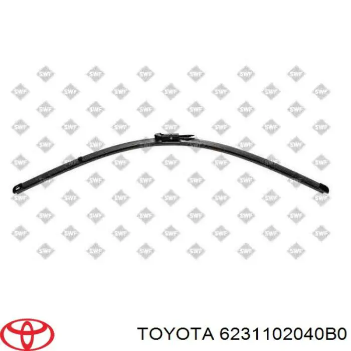 Купити 6231102040B0 Toyota Ущільнювач двері передньої правої (на кузові)
