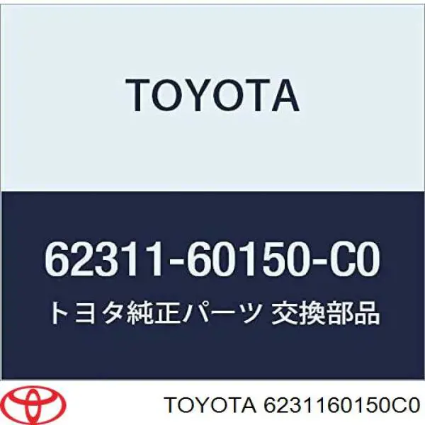 6231160150C0 Toyota 