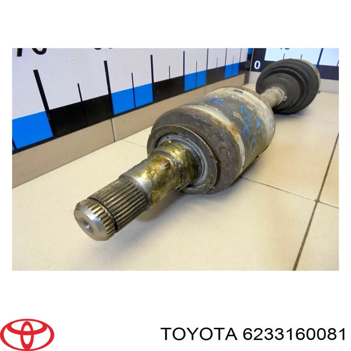 Купити 6233160081 Toyota Ущільнювач двері задньої правої (на кузові)