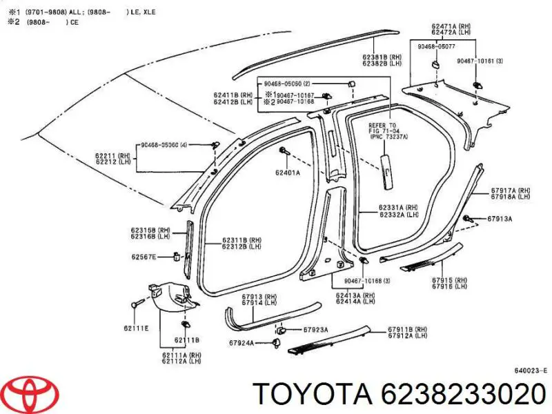  Toyota 6238233020 ціна, від 19.75 USD