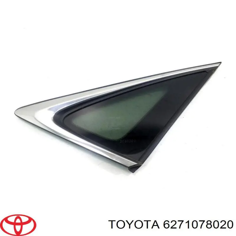 6271078020 Toyota Стукло багажника, праве