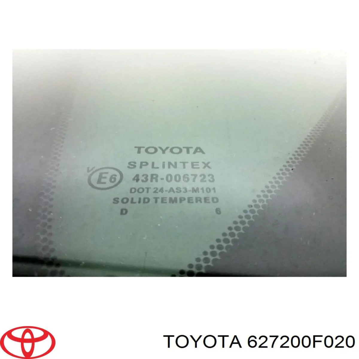 Скло багажного відсіку, ліве Toyota Corolla VERSO (R10) (Тойота Королла)
